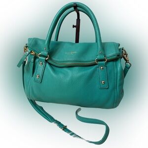 Kate Spade Teal Leather Satchel